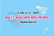 Lý thuyết Vật lí 11 Kết nối tri thức bài 17: Khái niệm điện trường: Công thức tính cường độ điện trường